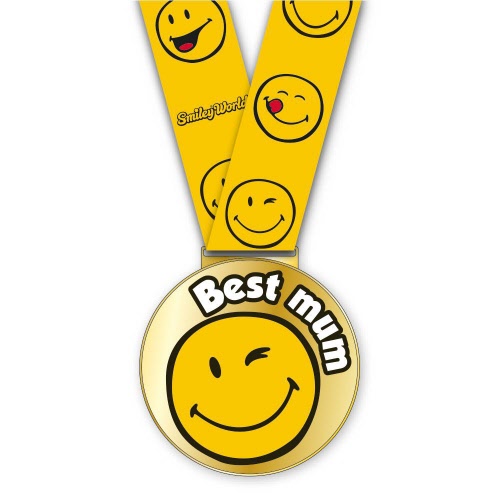 magnifiek Kalmerend slachtoffer Smiley Medaille 'Best Mum' | Beste Mama Medal | Moederdag Cadeau