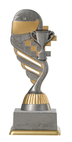 Racing trofee kunststof antiek (PF224) | Race Cadeau